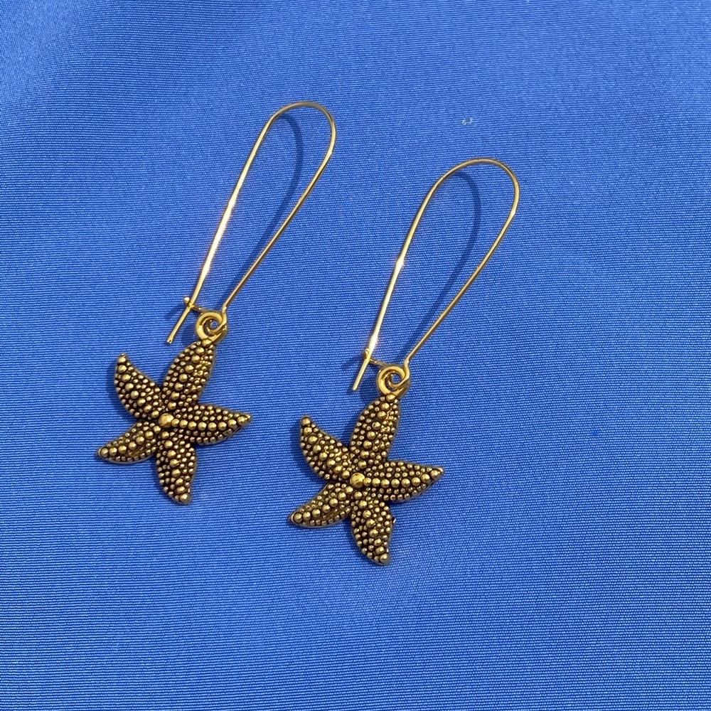 Starfish threader earrings!